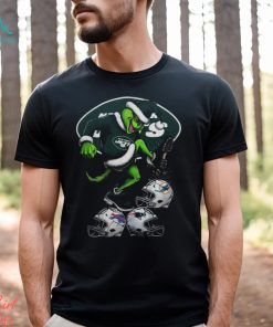 The Grinch New York Jets Stomp On NFL Teams Christmas T Shirt, hoodie, sweater, long sleeve and tank top The Grinch New York Jets Stomp On NFL Teams Christmas T Shirt
