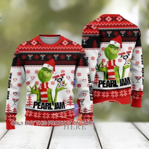 The Grinch Pearl Jam Ugly Christmas Sweater