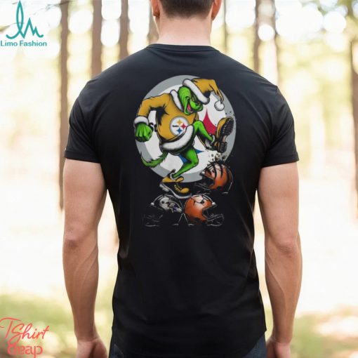 The Grinch Pittsburgh Steelers Stomp On NFL Teams Christmas T Shirt