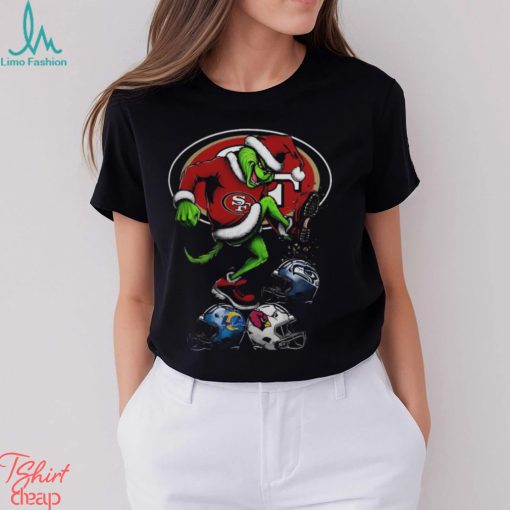The Grinch San Francisco 49ers Stomp On NFL Teams Christmas Shirt