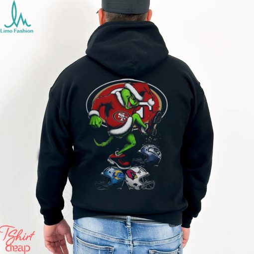 The Grinch San Francisco 49ers Stomp On NFL Teams Christmas Shirt
