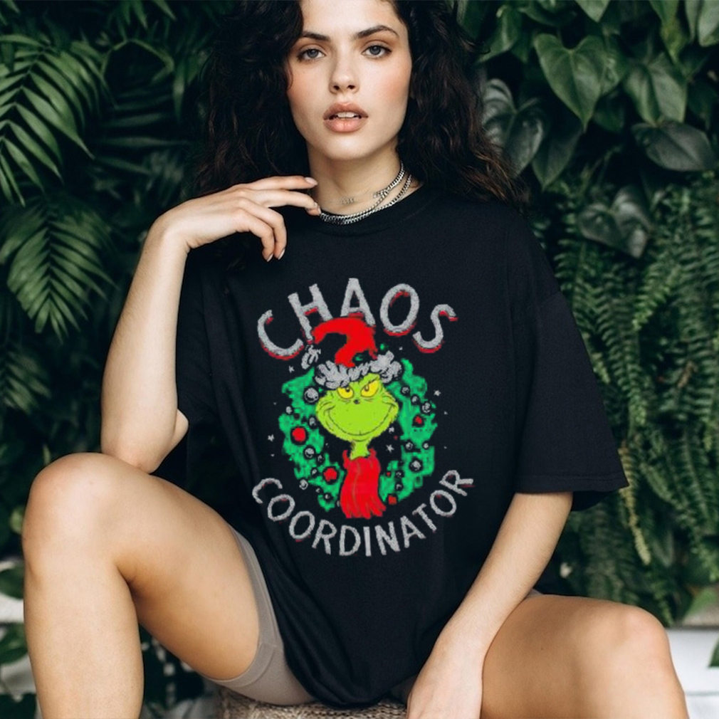 The Grinch Santa Hat Chaos Coordinator Christmas Shirt The Grinch Santa Hat Chaos Coordinator Christmas Shirt