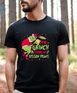 The Grinch Stole My Lesson Plans Teacher T Shirt
