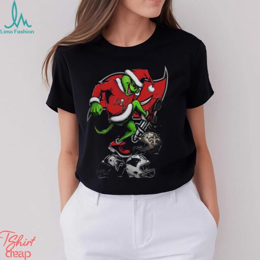 The Grinch Tampa Bay Buccaneers Stomp On NFL Teams Christmas Shirt