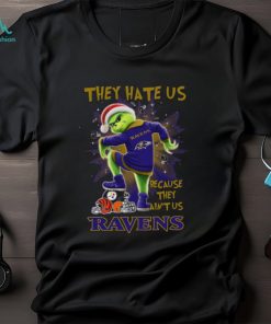 The Grinch They Hate Us Because Ain’t Us Baltimore Ravens Stomp On NFL Teams Christmas Shirt