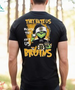 The Grinch They Hate Us Because Ain’t Us Boston Bruins Ice Hockey 2023 Christmas ShirtThe Grinch They Hate Us Because Ain’t Us Boston Bruins Ice Hockey 2023 Christmas Shirt