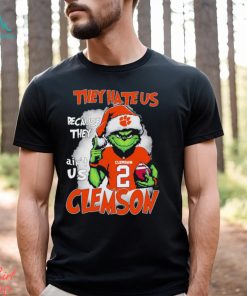 The Grinch They Hate Us Because Ain’t Us Clemson Tigers Football Christmas Shirt, hoodie, sweater, long sleeve and tank top The Grinch They Hate Us Because Ain’t Us Clemson Tigers Football Christmas Shirt