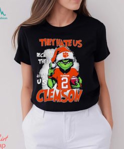 The Grinch They Hate Us Because Ain’t Us Clemson Tigers Football Christmas Shirt, hoodie, sweater, long sleeve and tank top The Grinch They Hate Us Because Ain’t Us Clemson Tigers Football Christmas Shirt