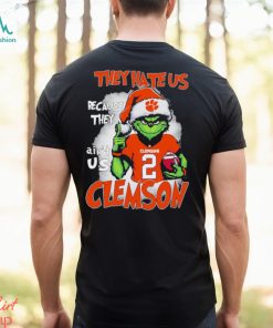 The Grinch They Hate Us Because Ain’t Us Clemson Tigers Football Christmas Shirt, hoodie, sweater, long sleeve and tank top The Grinch They Hate Us Because Ain’t Us Clemson Tigers Football Christmas Shirt
