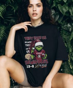 The Grinch They Hate Us Because Ain’t Us Florida State Seminoles Undefeated 13 0 Go Noles Christmas Shirt, hoodie, sweater, long sleeve and tank top The Grinch They Hate Us Because Ain’t Us Florida State Seminoles Undefeated 13 0 Go Noles Christmas Shirt