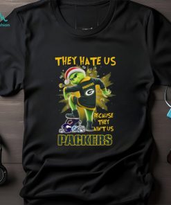 The Grinch They Hate Us Because Ain’t Us Green Bay Packers Stomp On NFL Teams Christmas Shirt