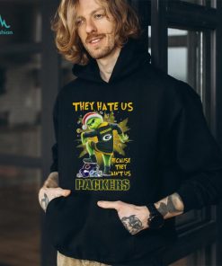 The Grinch They Hate Us Because Ain’t Us Green Bay Packers Stomp On NFL Teams Christmas Shirt