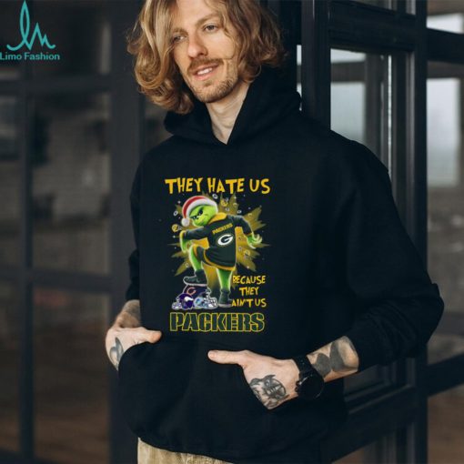 The Grinch They Hate Us Because Ain’t Us Green Bay Packers Stomp On NFL Teams Christmas Shirt