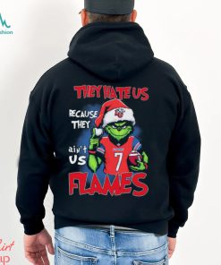 The Grinch They Hate Us Because Ain’t Us Liberty Flames Christmas Shirt