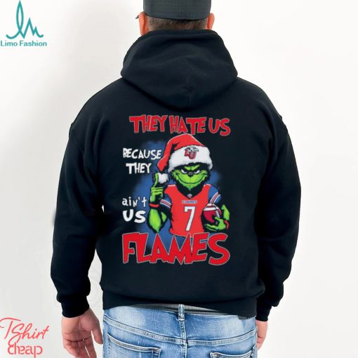 The Grinch They Hate Us Because Ain’t Us Liberty Flames Christmas Shirt