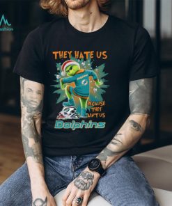 The Grinch They Hate Us Because Ain’t Us Miami Dolphins Stomp On NFL Teams Christmas Shirt