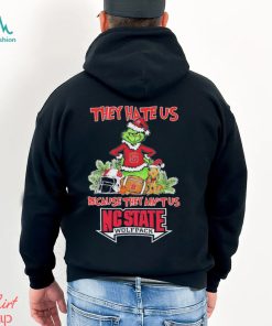 The Grinch They Hate Us Because Ain’t Us NC State Wolfpack Christmas Shirt