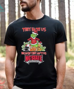 The Grinch They Hate Us Because Ain’t Us NC State Wolfpack Christmas Shirt, hoodie, sweater, long sleeve and tank top The Grinch They Hate Us Because Ain’t Us NC State Wolfpack Christmas Shirt
