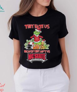 The Grinch They Hate Us Because Ain’t Us NC State Wolfpack Christmas Shirt, hoodie, sweater, long sleeve and tank top The Grinch They Hate Us Because Ain’t Us NC State Wolfpack Christmas Shirt