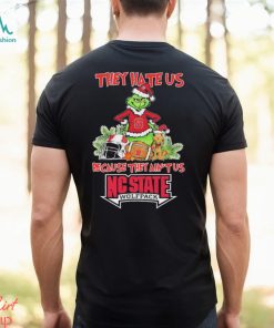The Grinch They Hate Us Because Ain’t Us NC State Wolfpack Christmas Shirt, hoodie, sweater, long sleeve and tank top The Grinch They Hate Us Because Ain’t Us NC State Wolfpack Christmas Shirt