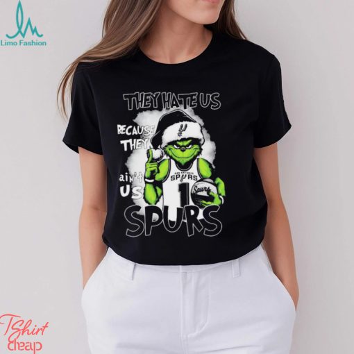 The Grinch They Hate Us Because Ain’t Us San Antonio Spurs Christmas Shirt