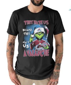 The Grinch They Hate Us Because They Ain’t Us Colorado Avalanche Hockey Christmas Shirt