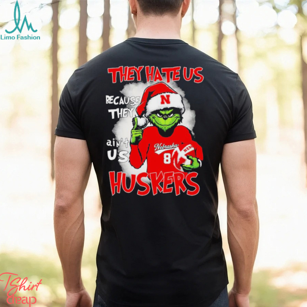 The Grinch They Hate Us Because They Ain’t Us Nebraska Huskers Volleyball Shirt The Grinch They Hate Us Because They Ain’t Us Nebraska Huskers Volleyball Shirt