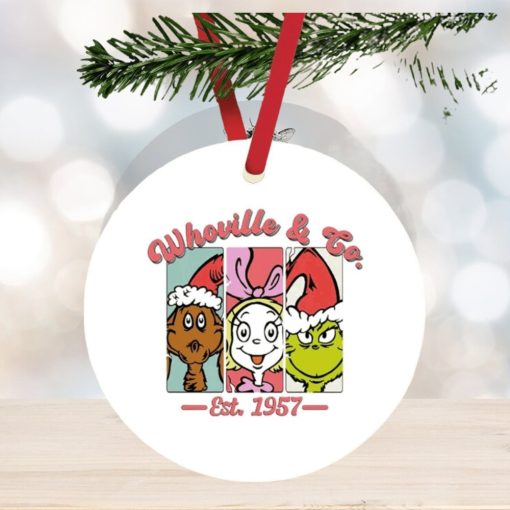The Grinch Whoville & Co Est 1957 ornament