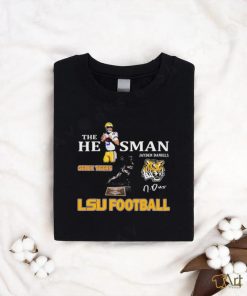 The Heisman Jayden Daniels LSU Tigers Football Signatures Shirt, hoodie, sweater, long sleeve and tank top The Heisman Jayden Daniels LSU Tigers Football Signatures Shirt
