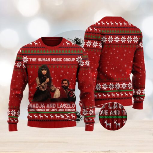 The Human Music Group Quotes Famous Horror Movie Ugly Christmas Sweater Gift For Men Women