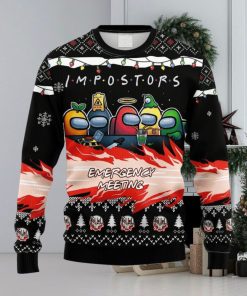 The Impostors From Among Us Christmas Ugly Sweater 3D