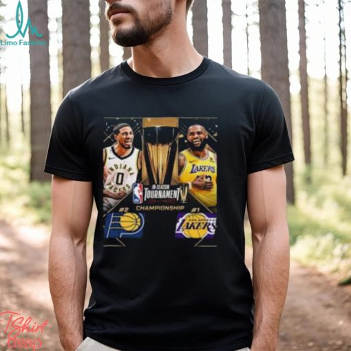 The Indiana Pacers And Los Angeles Lakers Meet In The First Ever NBA In Season Tournament Championship Finals Classic T Shirt
