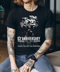 The Jam 52nd Anniversary 1972 – 2024 Thank You For The Memories T Shirt