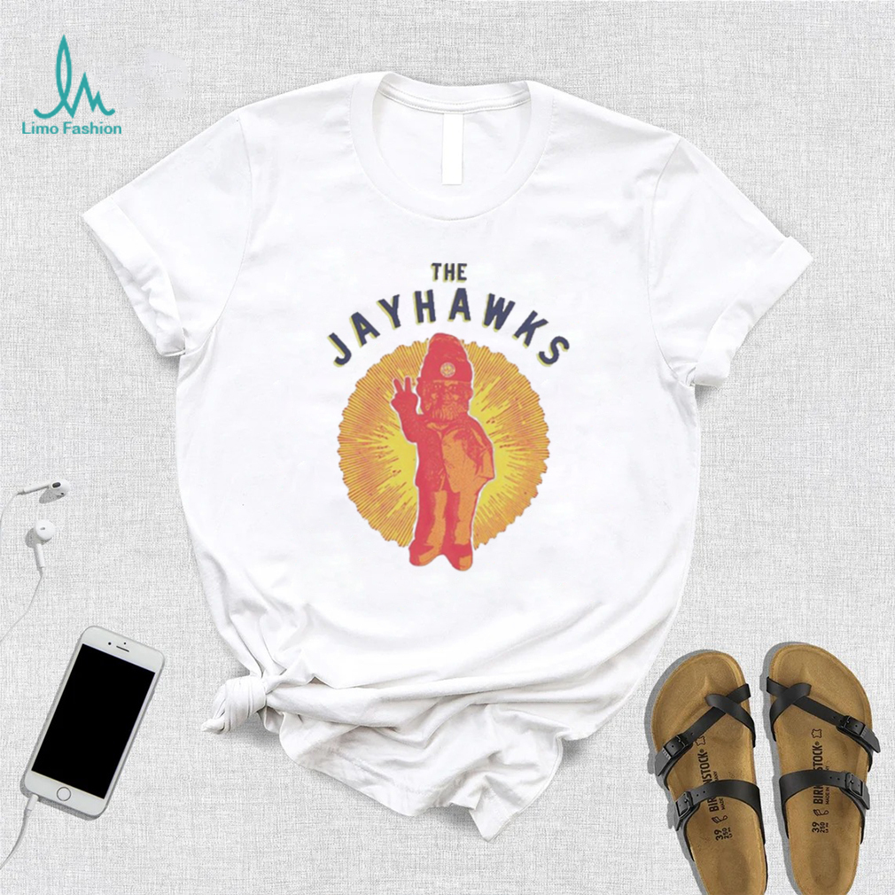 The Jayhawks Garden Gnome t shirt The Jayhawks Garden Gnome t shirt