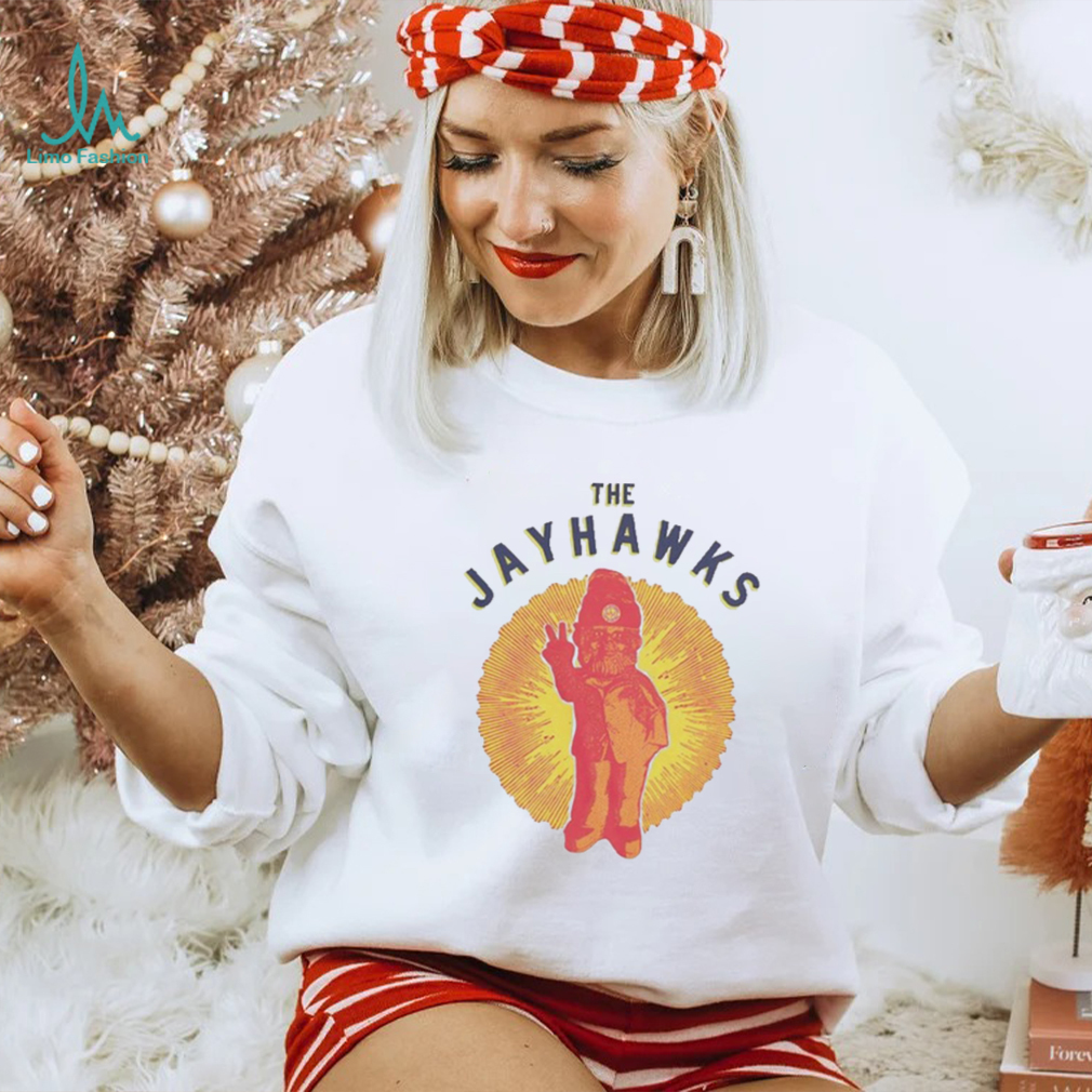 The Jayhawks Garden Gnome t shirt The Jayhawks Garden Gnome t shirt