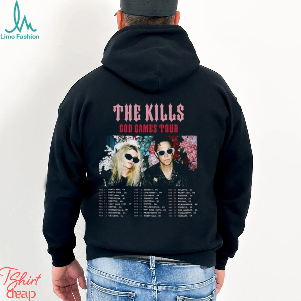 The Kills God Games Tour 2024 Shirt Band Fan Concert T Shirt Unisex The Kills God Games Tour 2024 Shirt Band Fan Concert T Shirt Unisex