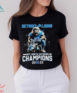 The King Lions Detroit Lions 2023 NFC North Division Champions Shirt