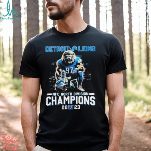 The King Lions Detroit Lions 2023 NFC North Division Champions Shirt