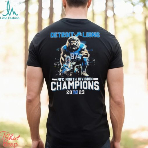 The King Lions Detroit Lions 2023 NFC North Division Champions Shirt