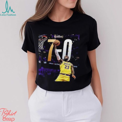 The Lakers With 7 0 Went Undefeated Throughout The Entire NBA In Season Tournament Classic T Shirt