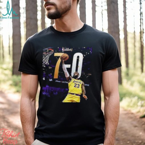 The Lakers With 7 0 Went Undefeated Throughout The Entire NBA In Season Tournament Classic T Shirt
