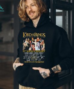 The Lord Of The Rings The Return Of The King 23th Anniversary 2001 2024 Signatures Thank You For The Memories Shirt