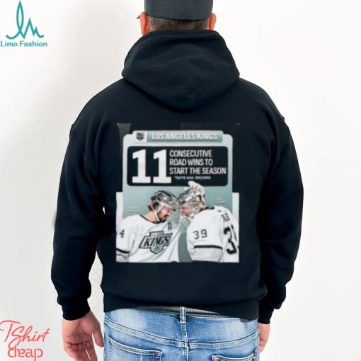 The Los Angeles Kings 11 Consecutive Road Wins To Start The Season Is An NHL Record Classic T Shirt