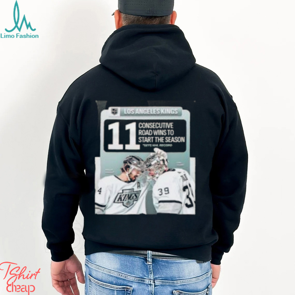 The Los Angeles Kings 11 Consecutive Road Wins To Start The Season Is An NHL Record Classic T Shirt The Los Angeles Kings 11 Consecutive Road Wins To Start The Season Is An NHL Record Classic T Shirt