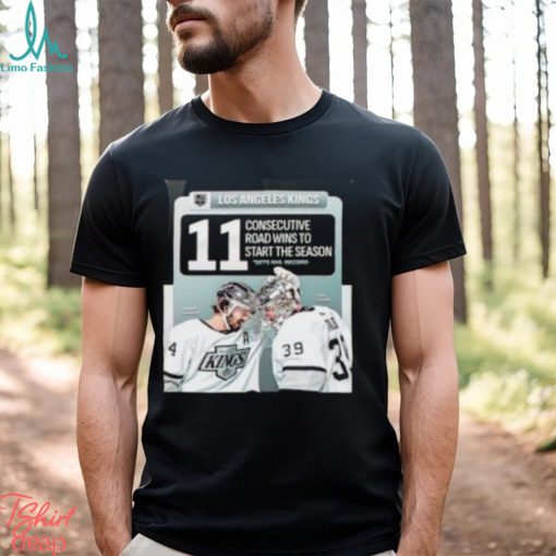 The Los Angeles Kings 11 Consecutive Road Wins To Start The Season Is An NHL Record Classic T Shirt