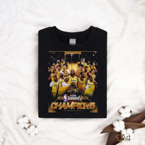 The Los Angeles Lakers Are The First ever Nba In season Tournament Champions 2023 T shirt
