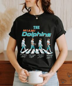 The Miami Dolphins players abbey road signatures shirt