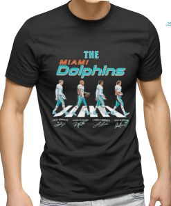 The Miami Dolphins players abbey road signatures shirt