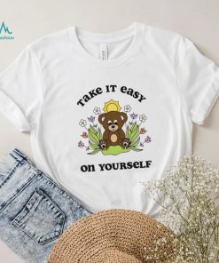 The Mindful Butterflyy take it easy on yourself shirt