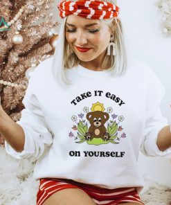 The Mindful Butterflyy take it easy on yourself shirt